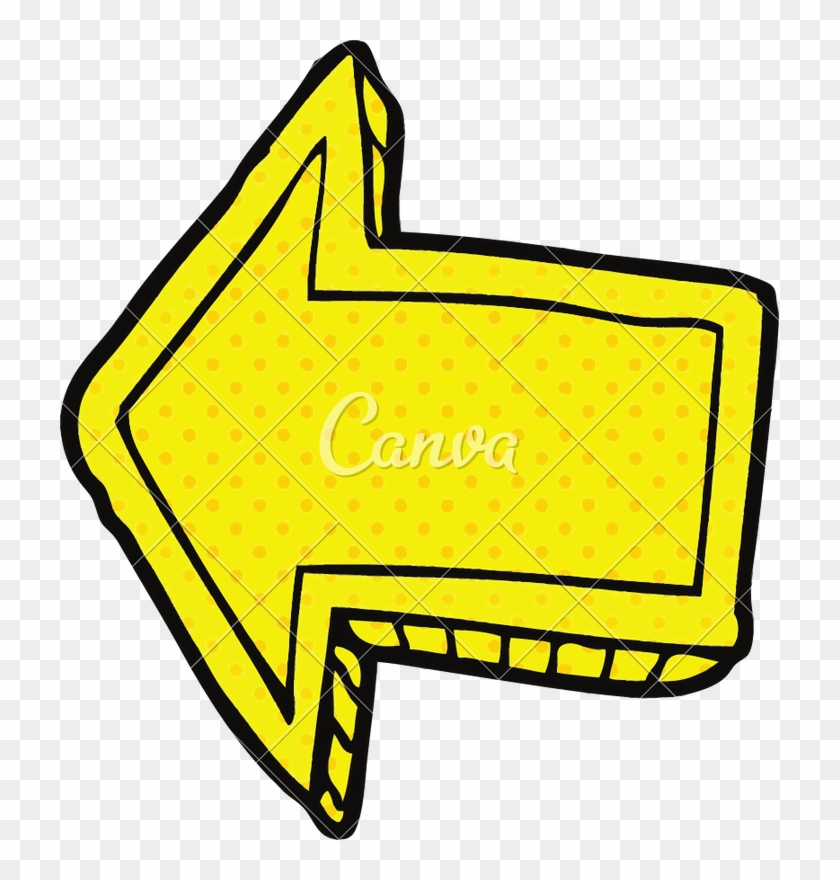 Cartoon Pointing Arrow - Cartoon Pointing Arrow #1747667