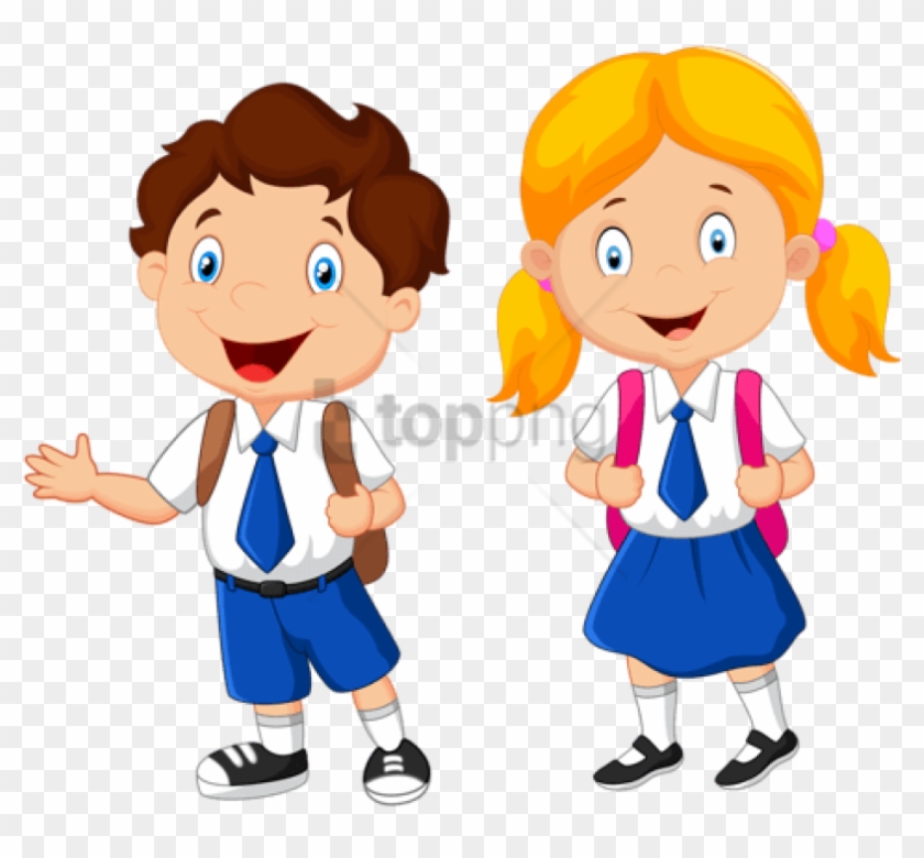 Free Png Download School Kids Clip Art Png Png Images - School Children Clipart #1747779