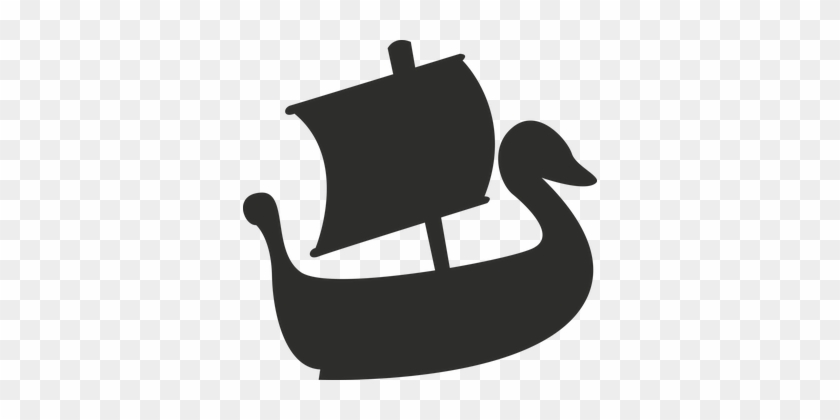 Elvish, Ship, Silhouette, Swan, Sail - Duck #1748145