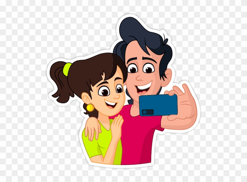 Cartoon Couple Png For - Happy Couple Cartoon Png - Free Transparent PNG  Clipart Images Download