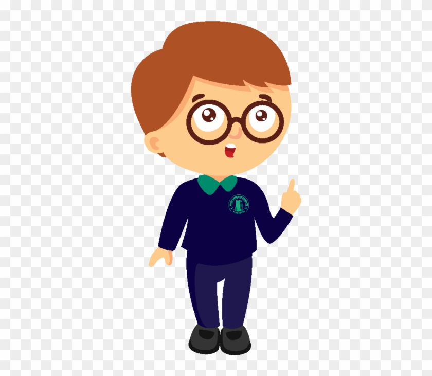 School Uniform - Cartoon Boy In School Uniform #1748228