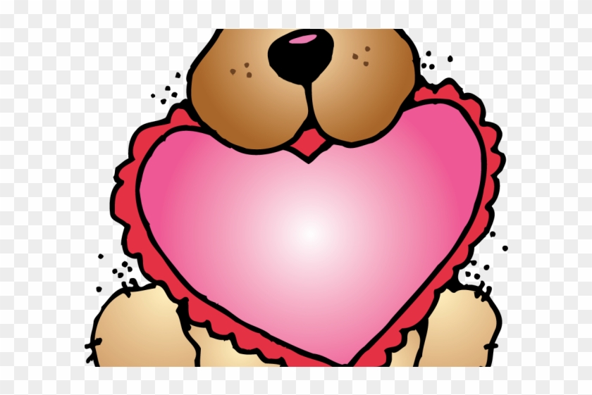 Puppy Clipart Valentine's Day - Melonheadz Valentines Day Clipart #1748258