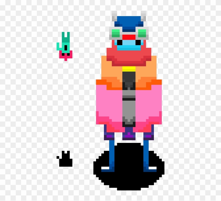 Pixel Art Maker - Hyper Light Drifter Character Pixel #1748308