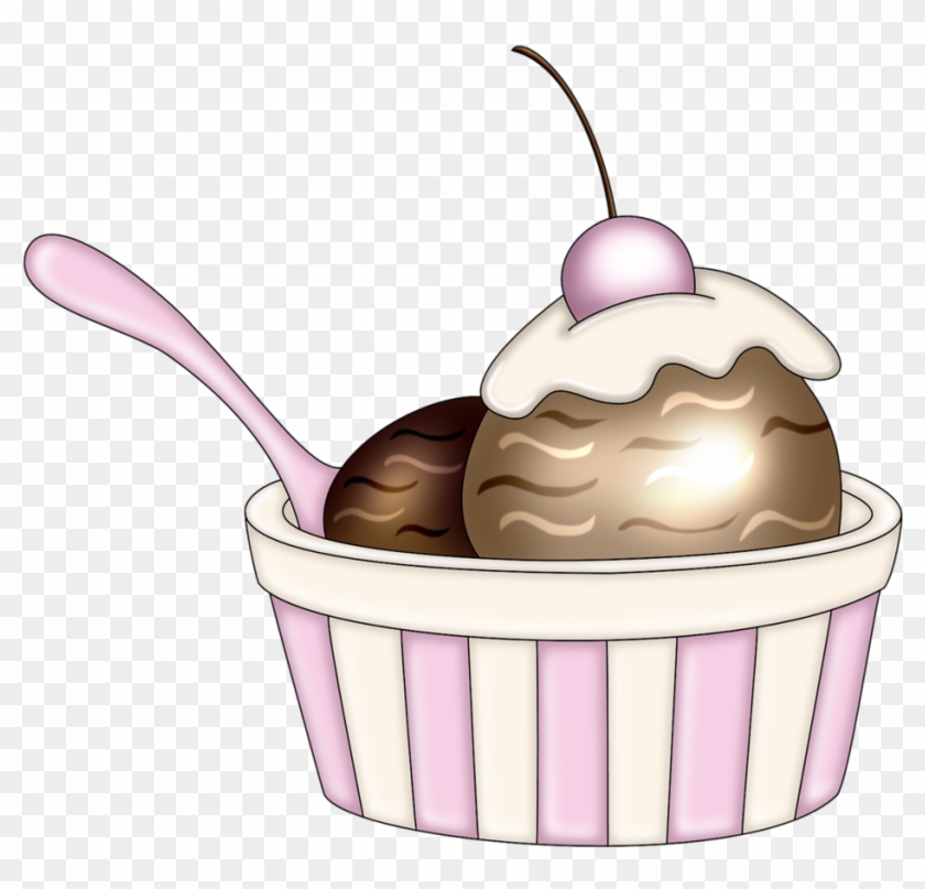 B *✿*ice Cream Happiness Food Clipart, Ice Cream Treats, - Gelato #1748315