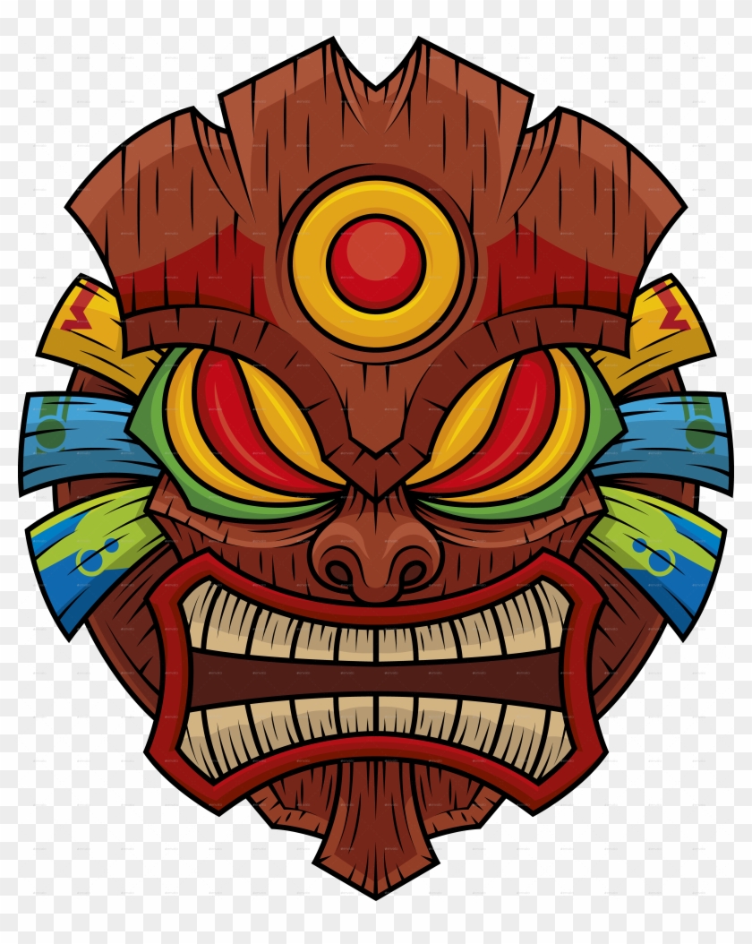 Tiki Tattoo, Tatoo, Tiki Head, Tiki Art, Tiki Tiki, - Tiki Mask #1748501