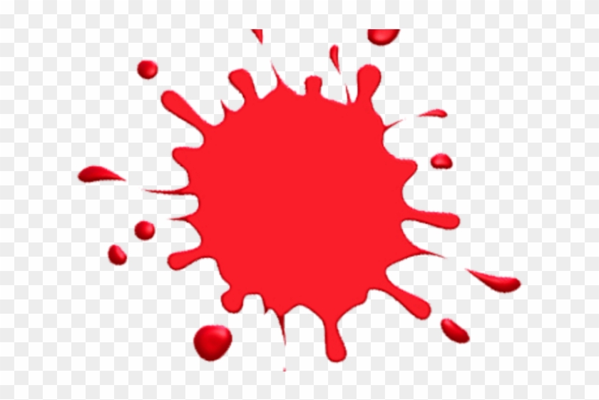 Ink Clipart Paintball - Red Paint Splatter Png #1748631