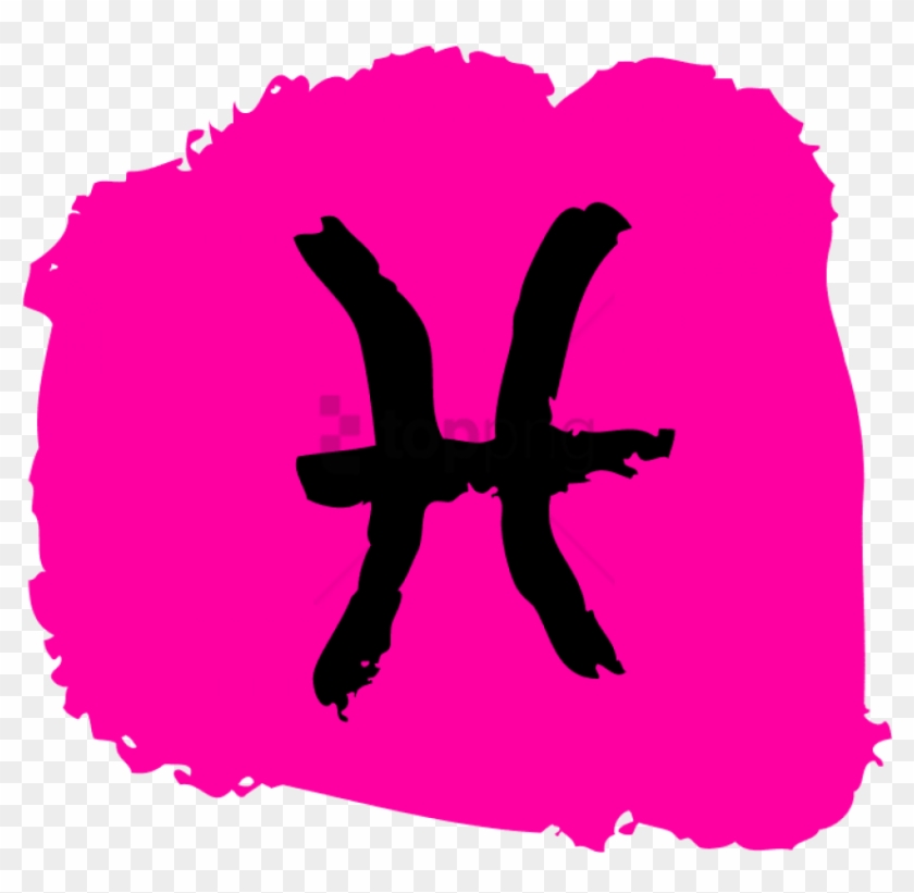 Free Png Vetor Signos Do Zodíaco Png Image With Transparent - Pisces Pink Sign #1748635