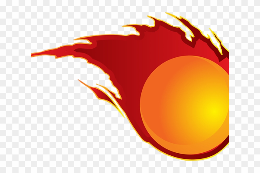 Fireball Clipart Red - Clip Art Fire Ball #1748853
