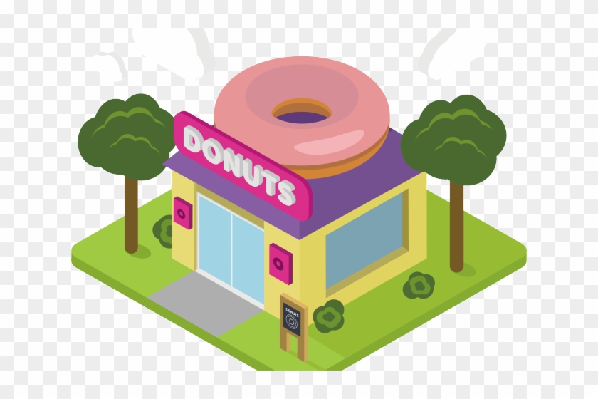 Shop Clipart Donut Shop - Donut Shop Png #1748887