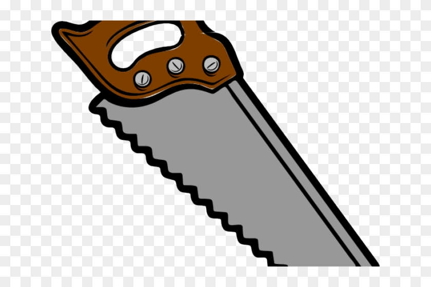 Hammer Clipart Building Tool - Hand Saw Clipart #1748939