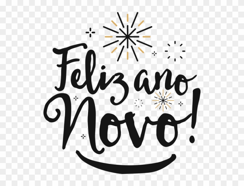 Feliz Ano Novo Escrita - Calligraphy #1749006