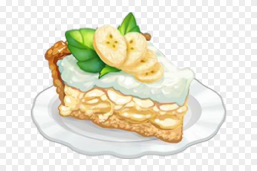 Meringue Clipart Banana Cream Pie - Buttercream #1749026