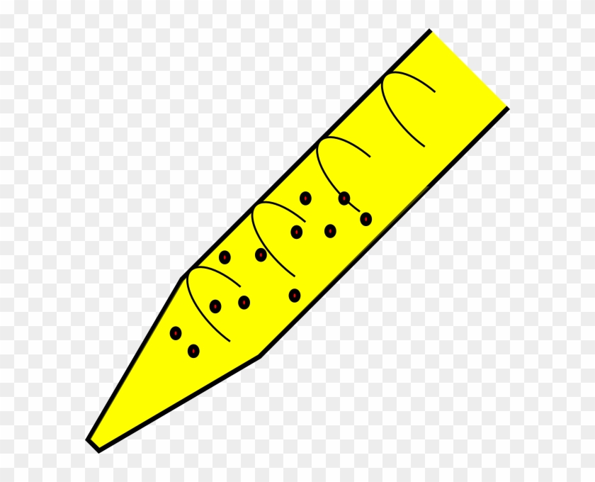 Pipeta Clip Art - Yellow Crayon #1749035