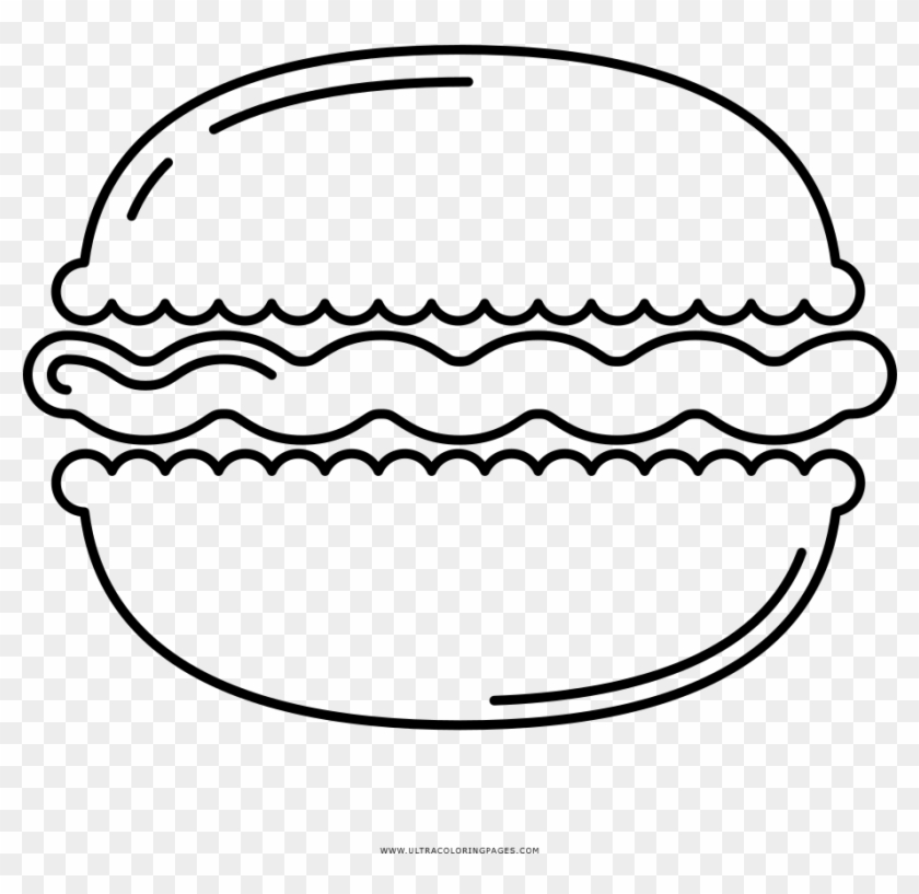 Macaroon Coloring Page - Macaroon Coloring Page #1749053