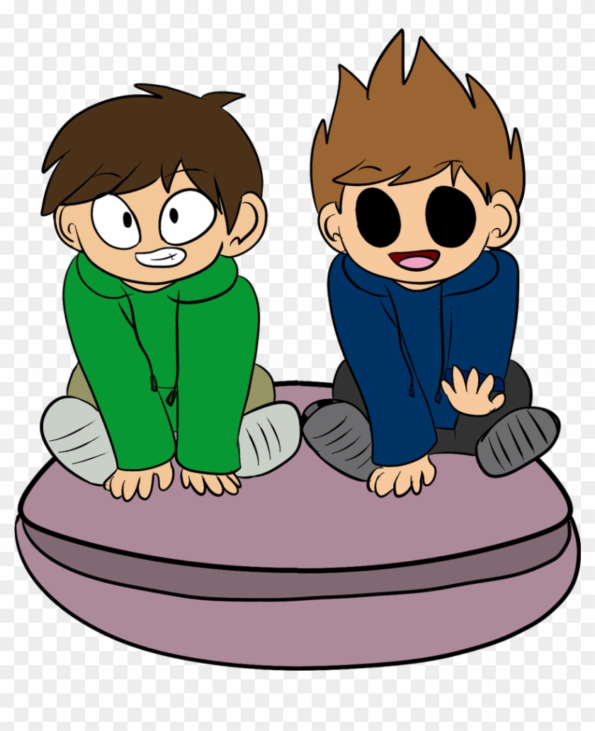 Edd And Tom On A Macaroon By Leafsofrain - Cartoon #1749069