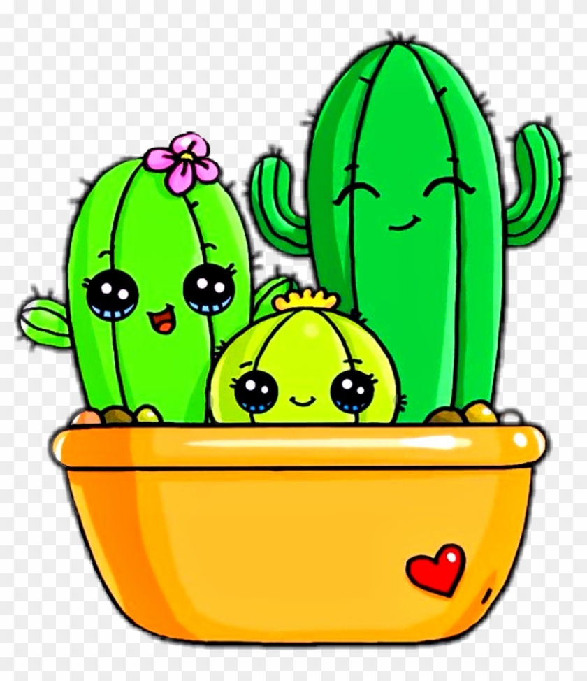 #cactus #family #love #green #voteplease #vote4vote - Draw So Cute Cactus #1749082