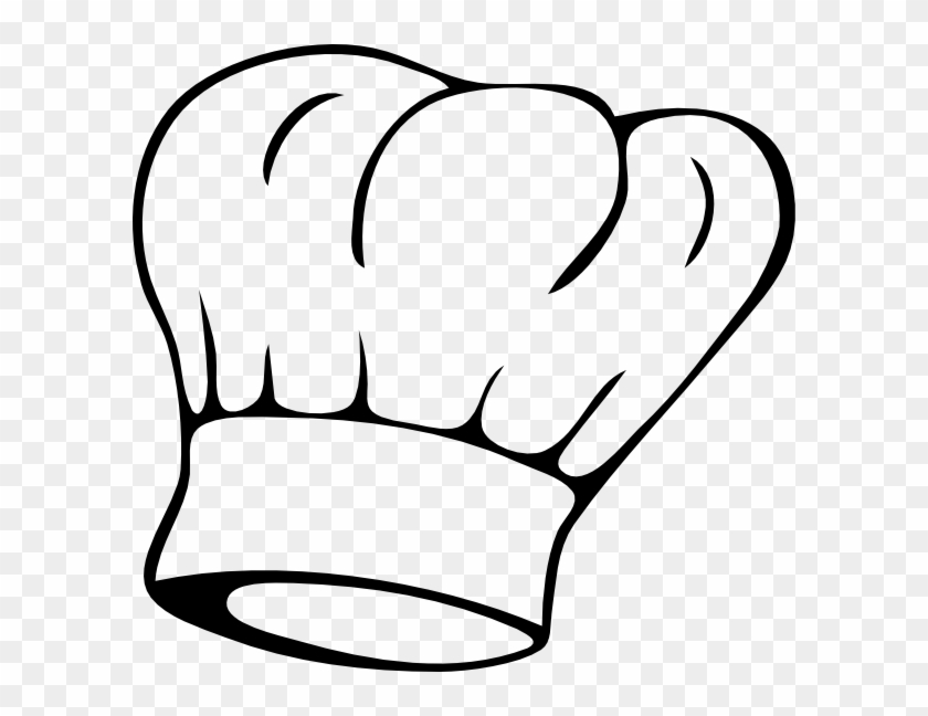 Topi Clip Art - Chef Hat Clipart Black And White #1749128