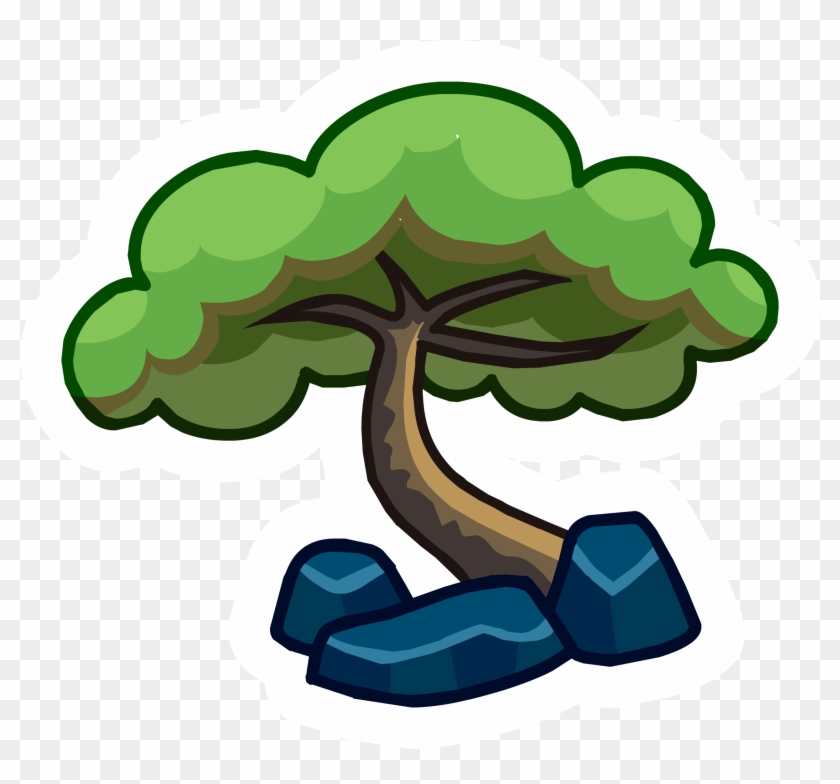 Savanna Tree Pin Icon - Club Penguin Tree Png #1749362
