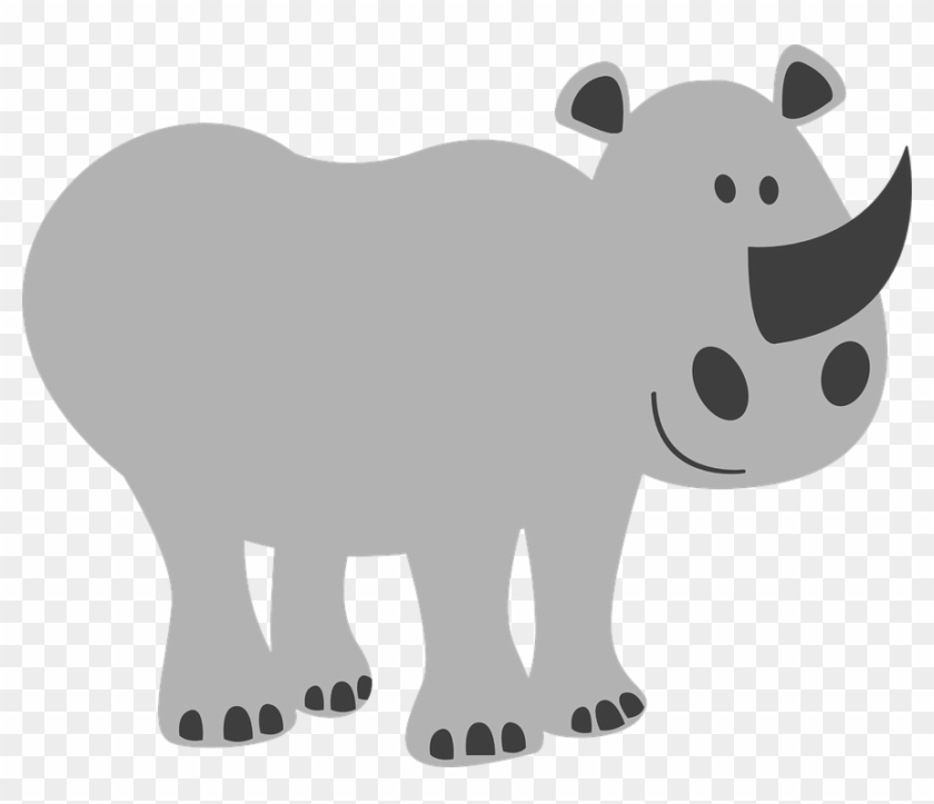 Rhino Wildlife Mammal - แรด Png #1749508