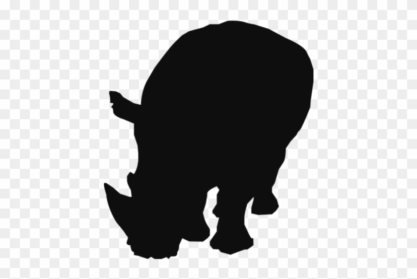 Rhinoceros Animals Clipart Background - White Rhinoceros #1749512