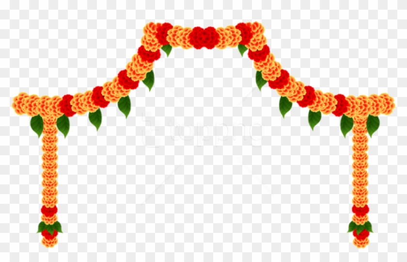 Free Png Download India Floral Decor Clipart Png Photo - Indian Flower Clipart Png #1749531