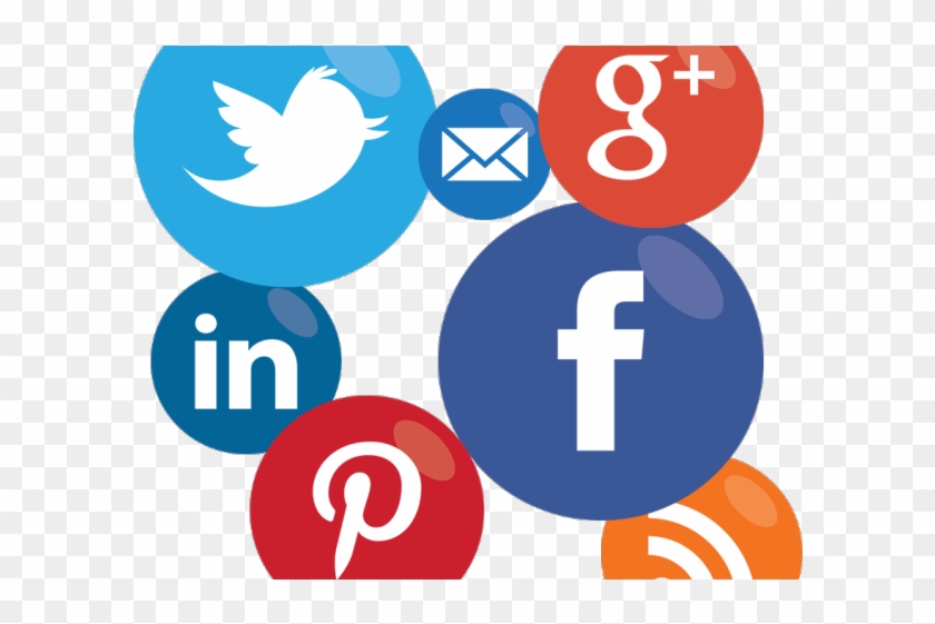 Social Media Icons Clipart Social Marketing - Social Media Platforms Transparent #1749672