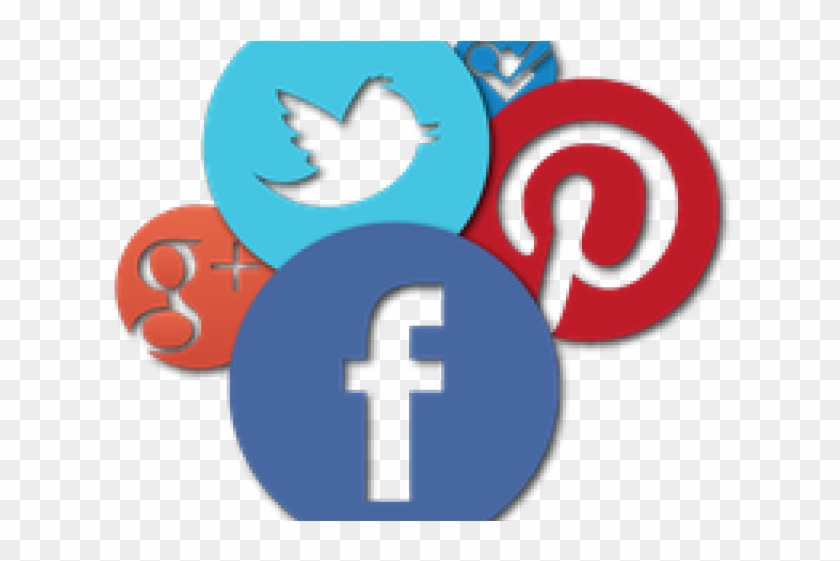 Bridge Clipart Social Media - Transparent Background Circle Social Media Icons #1749675