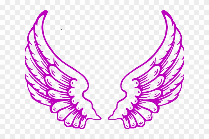 Angels Clipart Purple - Alas De Aguila Dibujo #1749835