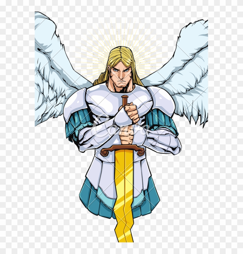 Archangel Michael Portrait Cartoon - Cartoon Images Of Arcangel Michael #1749857