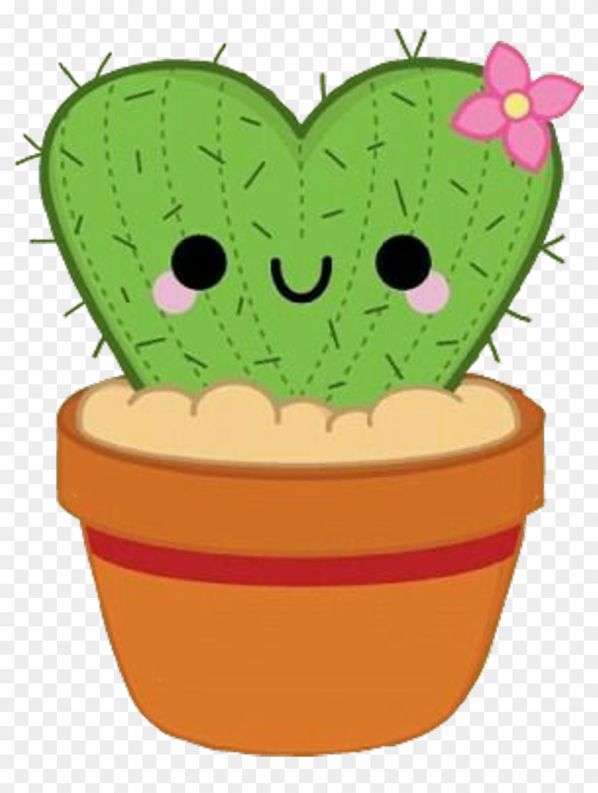 #cute #cacti #cactus #love #awesome #cool #fun - Cute Cactus Clipart Png #1749858