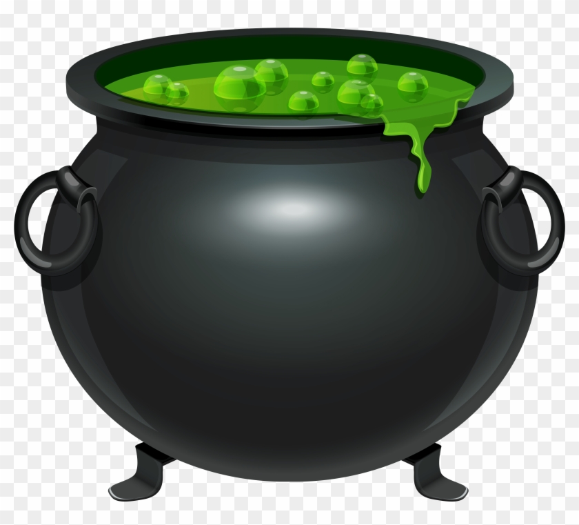 Halloween Witches Cauldron Clip Art - Cauldron Png #1749894