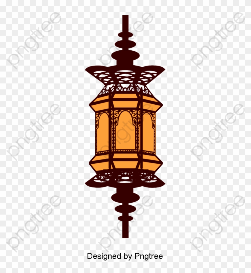 Islamic Ramadan Lamp Png Clipart - Illustration #1750092