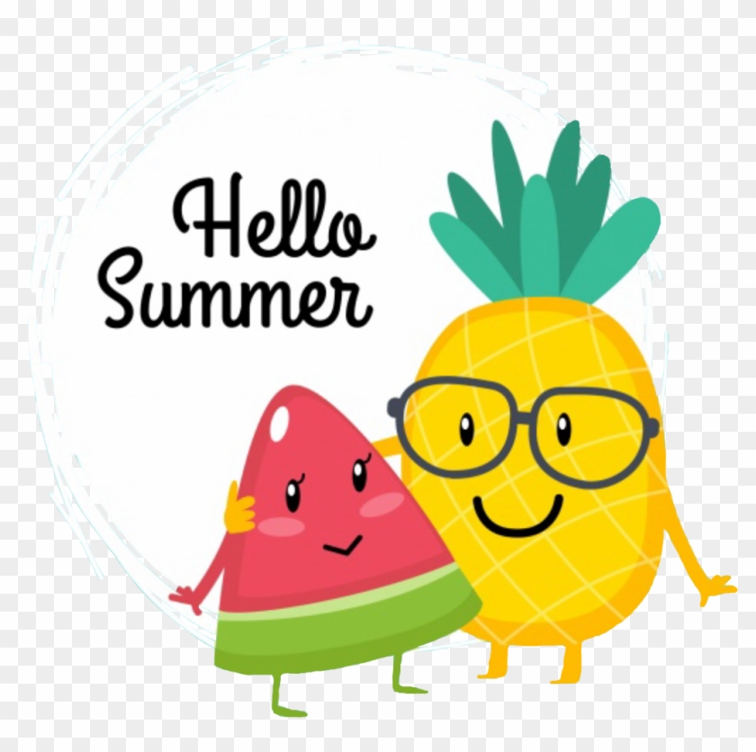 Schellosummer Sticker - Pineapple And Watermelon Friends #1750311