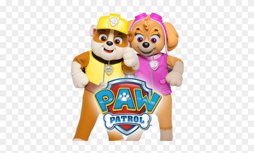 Join Skye And Rubble For A Photo In Centre Court On - Vector Paw Patrol Logo #1750354