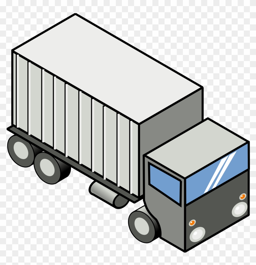 Iso Truck - Truck Clip Art #1750520