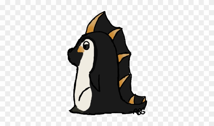 318 X 417 2 - Penguin Dinosaur #1750568