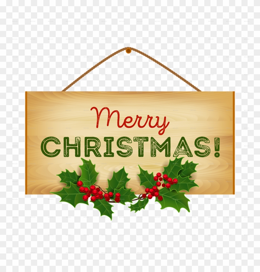 Merry Christmas Transparent Clipart Christmas Day Christmas - Merry Christmas Png Vector #1750876