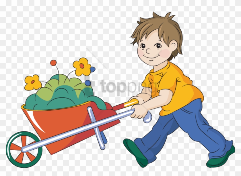 Free Png Kids Pushing Kids Clipart Png Image With Transparent - Kids Helping A Friend #1750894