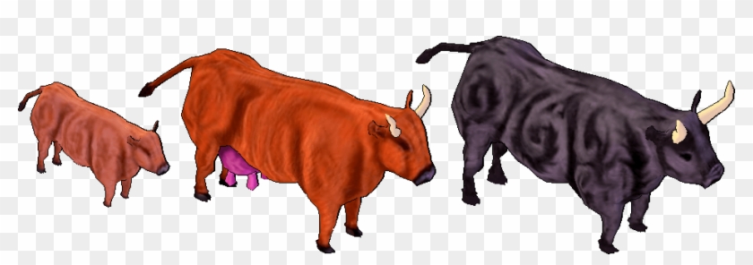 Cattle Png - Haven And Hearth Cow #1750905