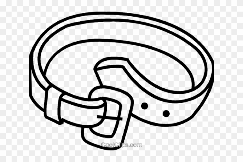 Belt Clipart Black And White - Clip Art Belt #1750916