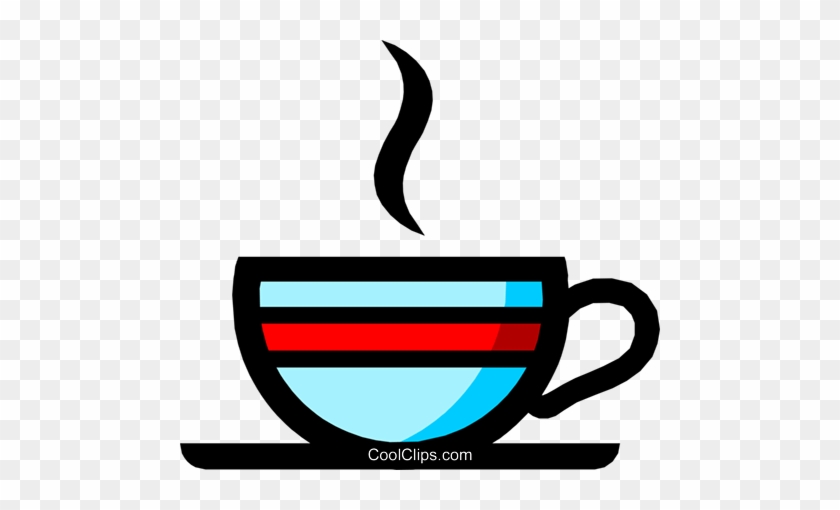 Symbol Of A Cup Of Coffee Royalty Free Vector Clip - Coffee Mug Clip Art #1751124