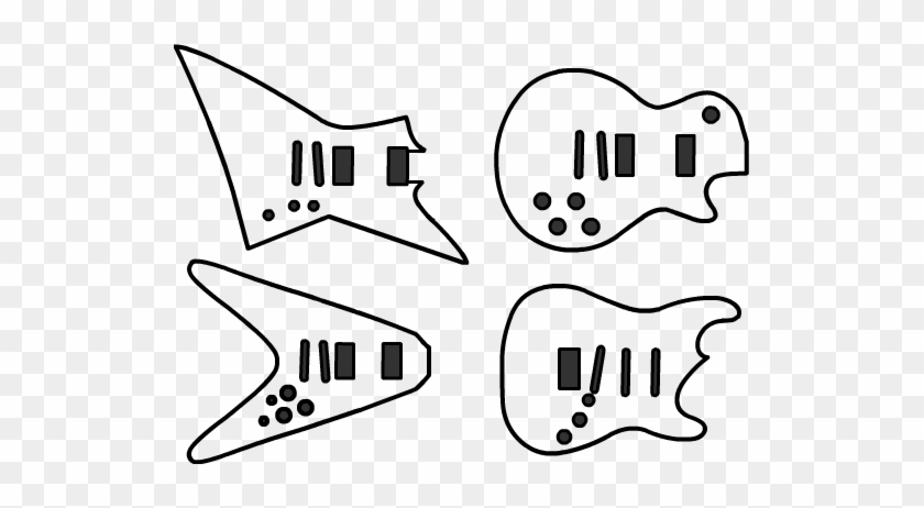 Guitar Template - Templates Guitar #1751170