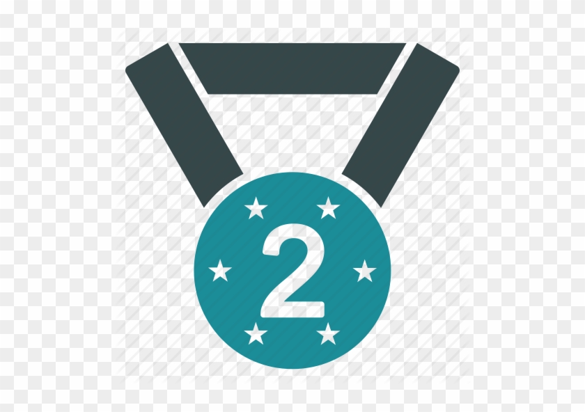 Medals Clipart Second Place - Second Place Icon #1751188