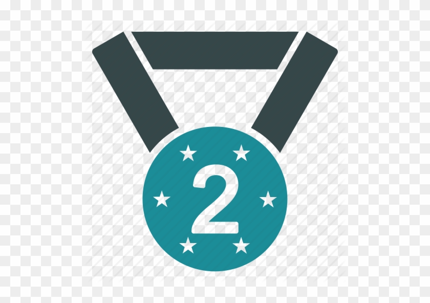 Medals Clipart Second Place - Second Place Icon #1751188