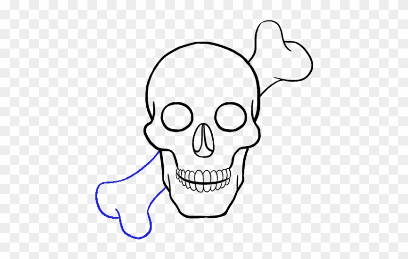 Drawn Teeth Beginner - Skull Drawings #1751234