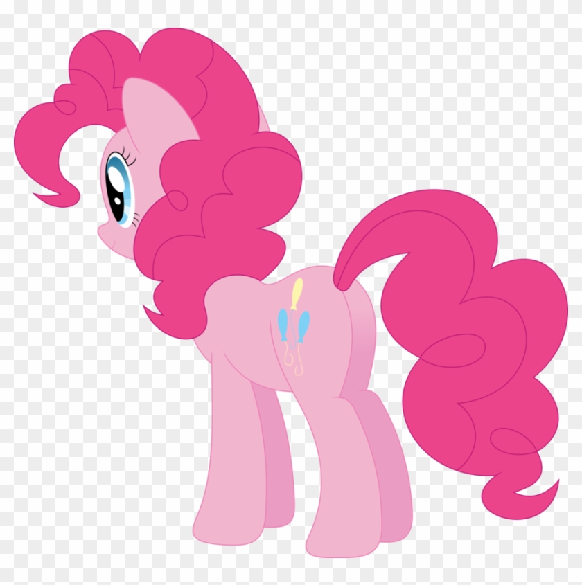 Funny Cartoon Animals Vector - Mlp Pinkie Pie Running #1751316