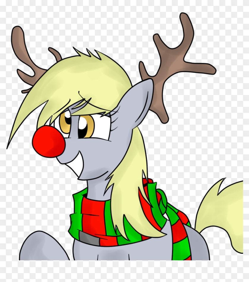 Antlers Artist Bryantcore Christmas Clothes Derpy - Cartoon #1751323