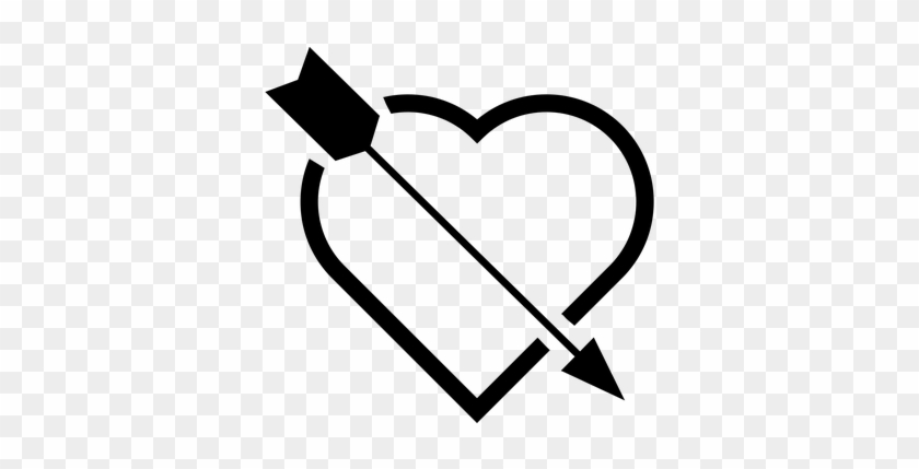 Icon, Heart, Arrow, Black, Love, Emblem, Element - Icon Love Quotes #1751416