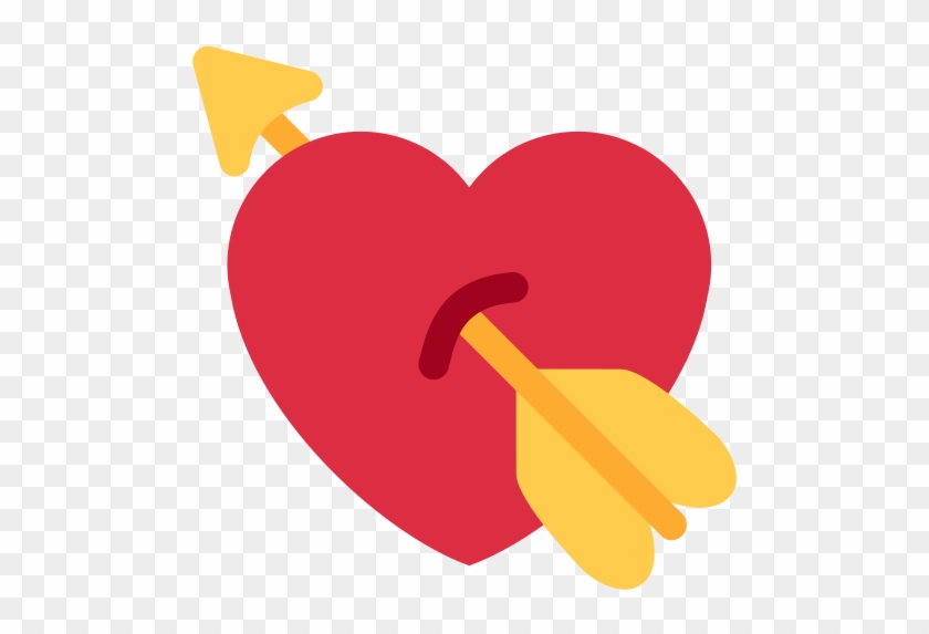 Heart With Arrow - Twemoji Heart #1751445