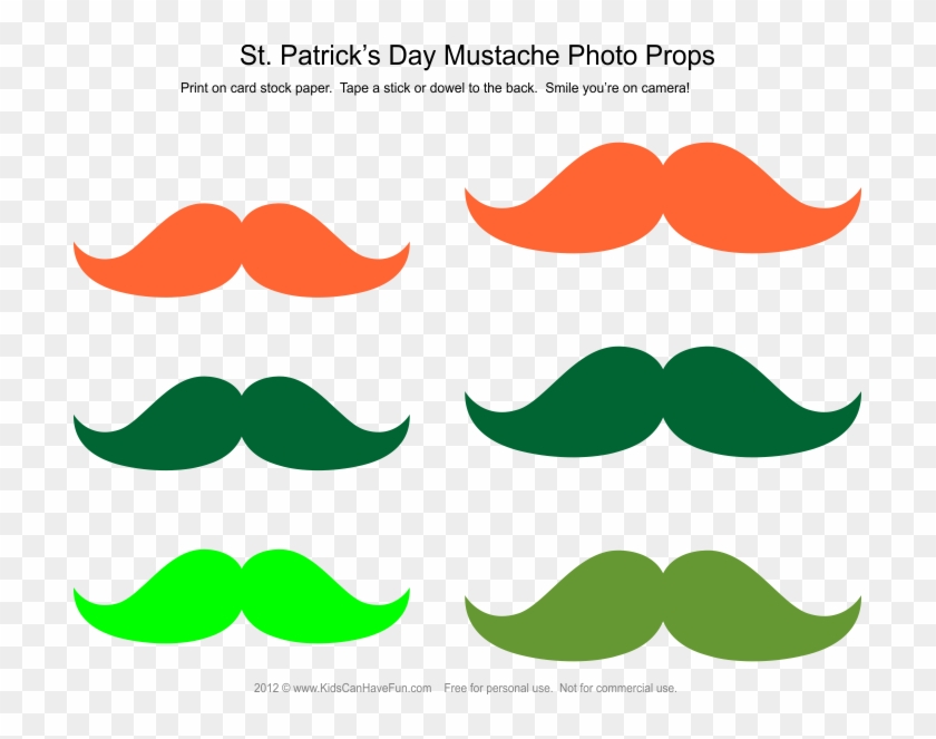 Patricks Day Mustache Photo Booth Props - Plot #1751463